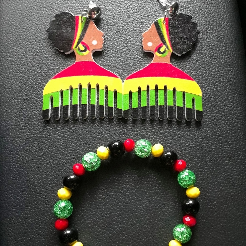 Earrings and Bracelet Set